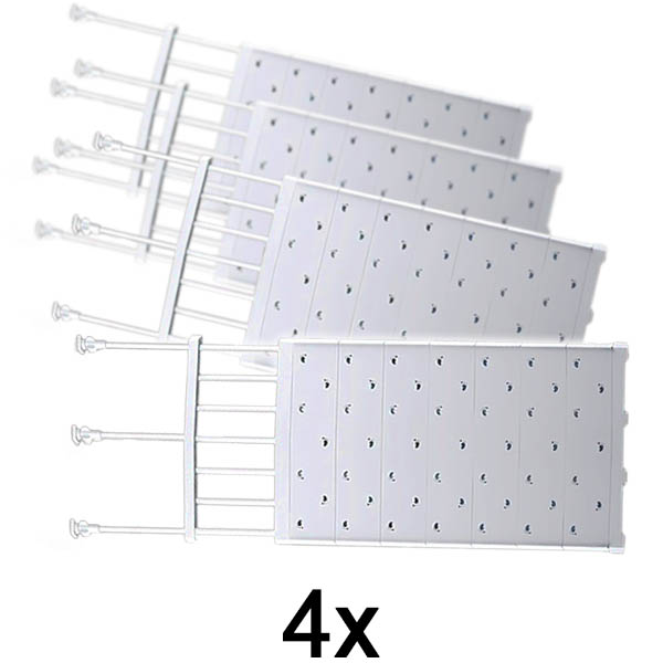 4x Raft i zgjerueshëm për ruajtje të sendeve | SHELFEXPEND